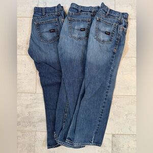 (3) Ariat FR Low Rise M4 Bootcut Jeans 34/32